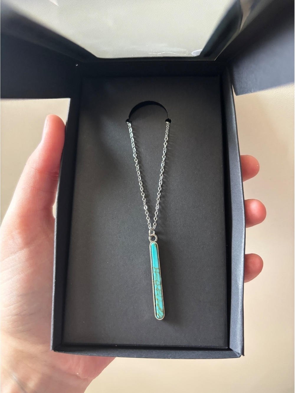 Blue Whisper turquoise necklace